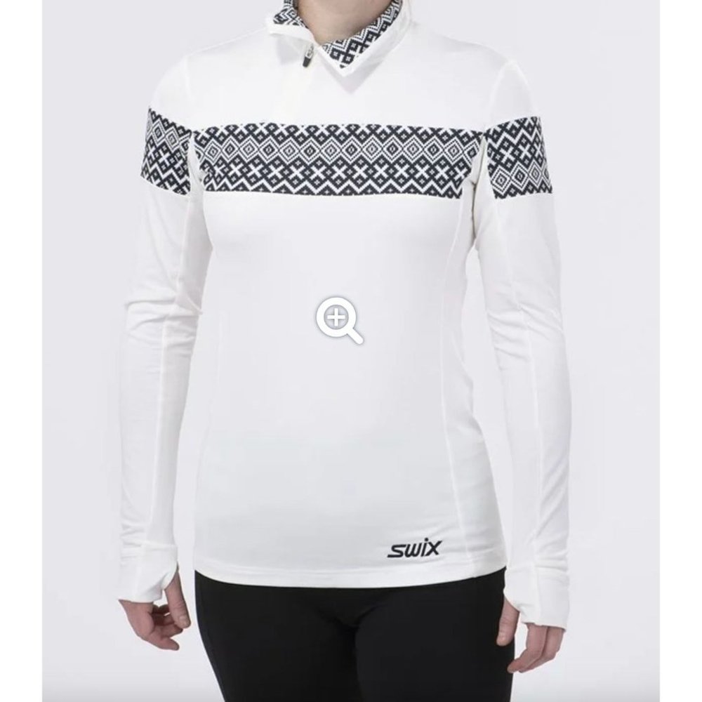 SWIX Myrene Women's Asym Zip Midlayer Size Large